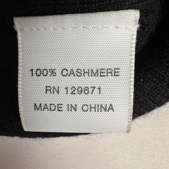 Naked Cashmere Amber Ribbed Long Sleeve Crewneck Sweater Black Women’s XS - Picture 4 of 6